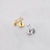 BAGUETTE CZ DANGLE STARBURST CZ THREADLESS (PUSH IN) 316L SURGICAL STEEL LABRET SET
